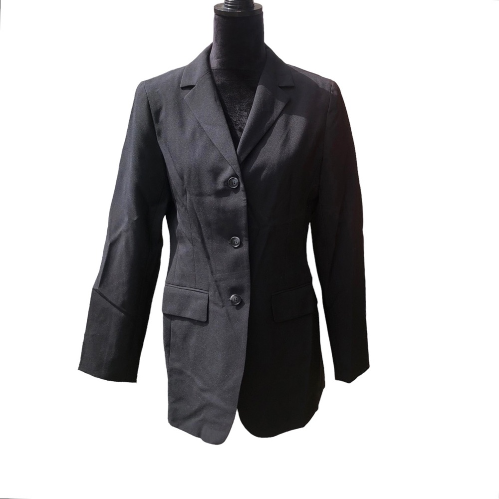New York & Company Classic Black Stretch Blazer size 8 - Picture 4 of 8